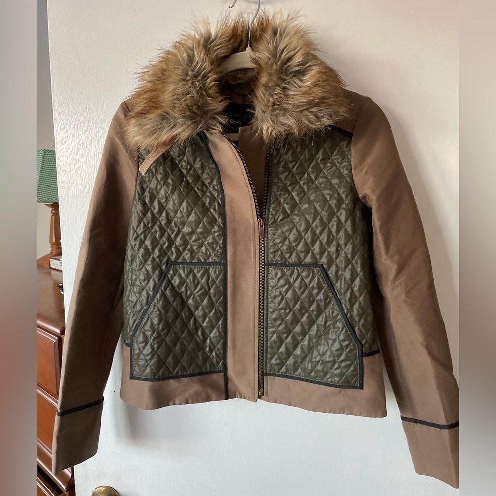 BCBG Faux Fur Coat